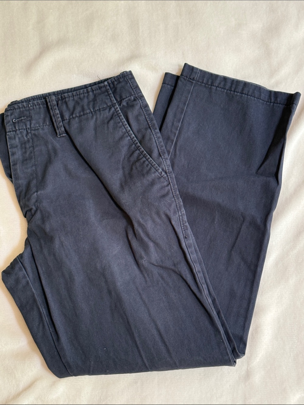 Old Navy Men's Dark Navy Straight Chinos
